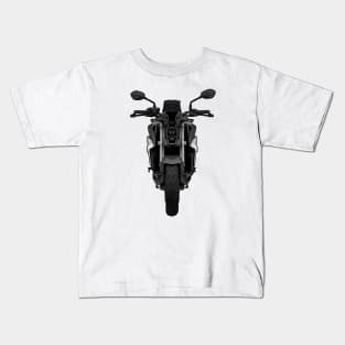 Grey GSX S1000 Front View Illustration Kids T-Shirt